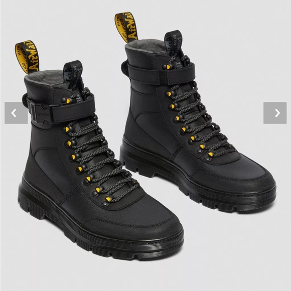 Dr. Martens COMBS TECH COATED CANVAS CASUAL BOOTS size 10 - Picture 1 of 10